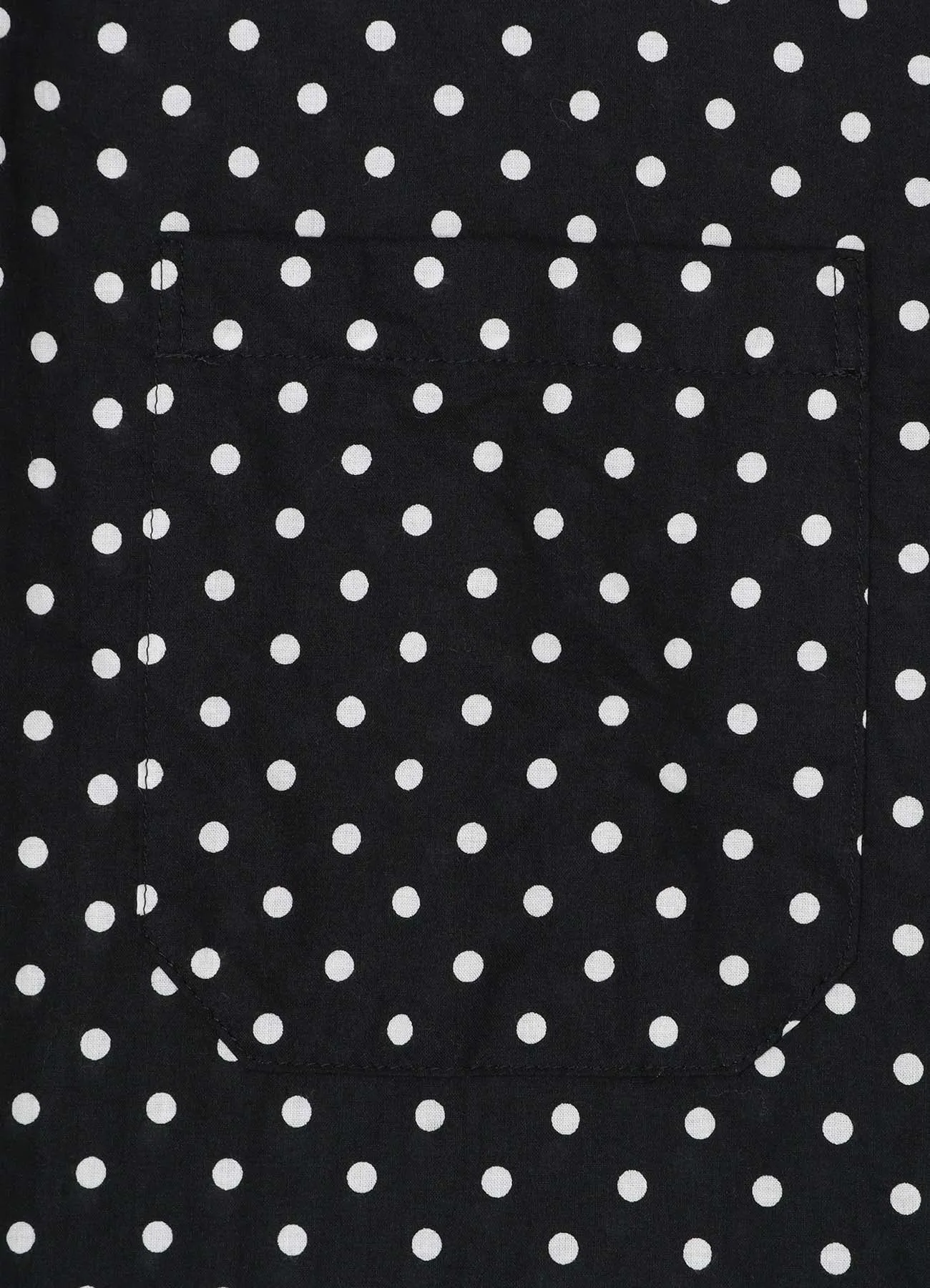 60/- COTTON LAWN DOT PRINT SQUARE COLLAR SHIRT