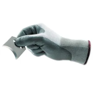 Ansell HyFlex 11-644 Light Cut Protection Gloves, Size 10, Gray/White, 11-644-10