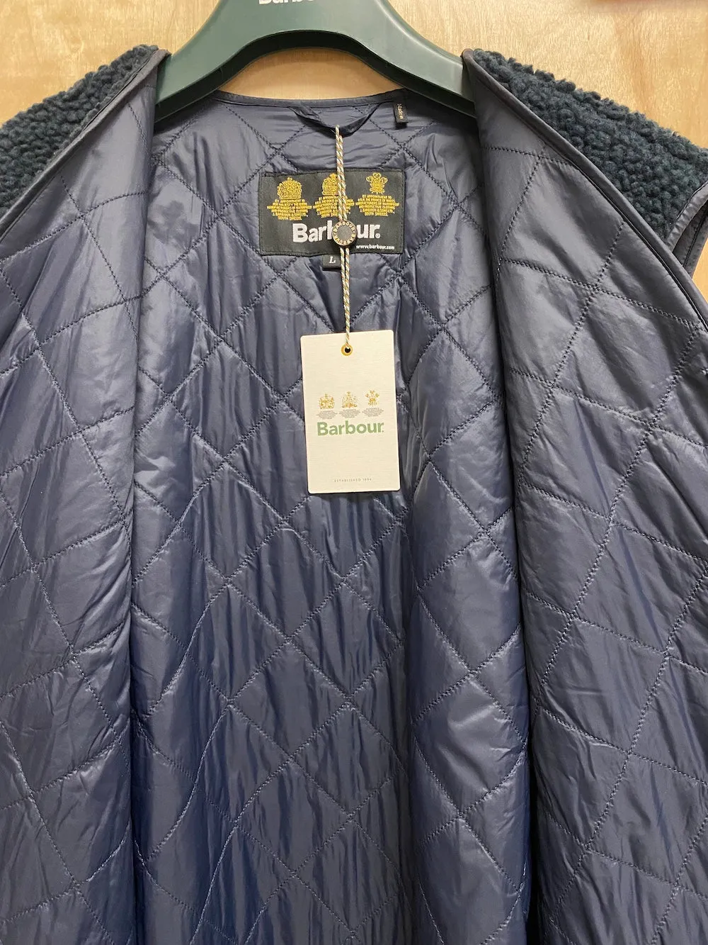 Barbour Berber Liner - Navy