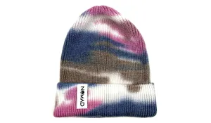 Blue, Pink, Earth Tie-Die Beanie