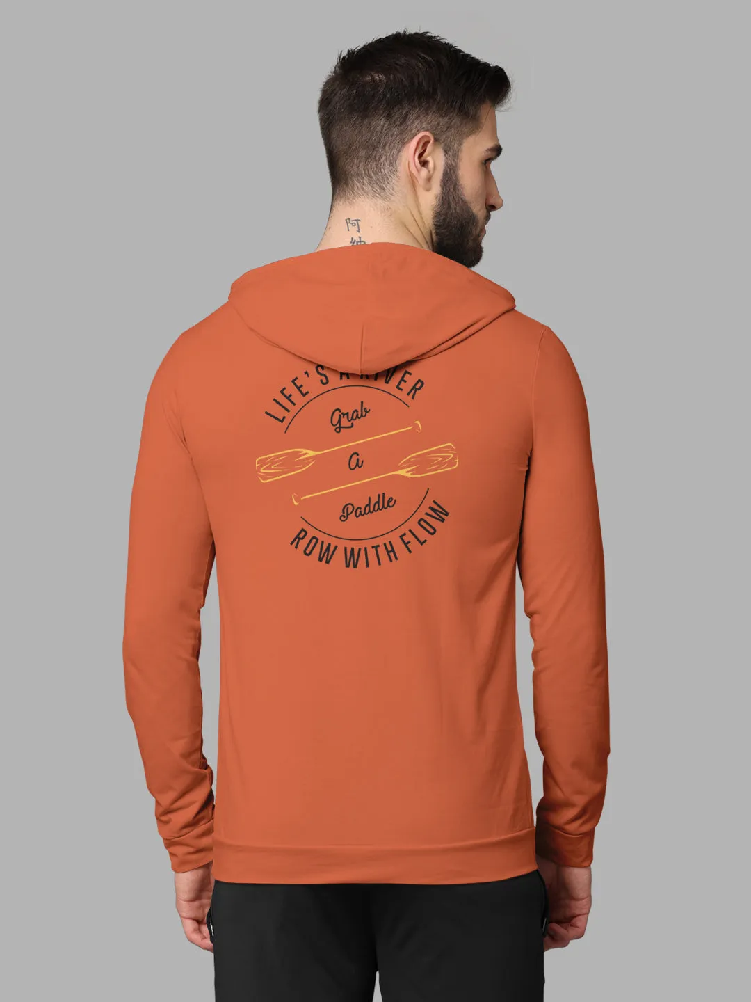 Bullmer Mens Loop Knit Hooded T Shirt by Hellcat