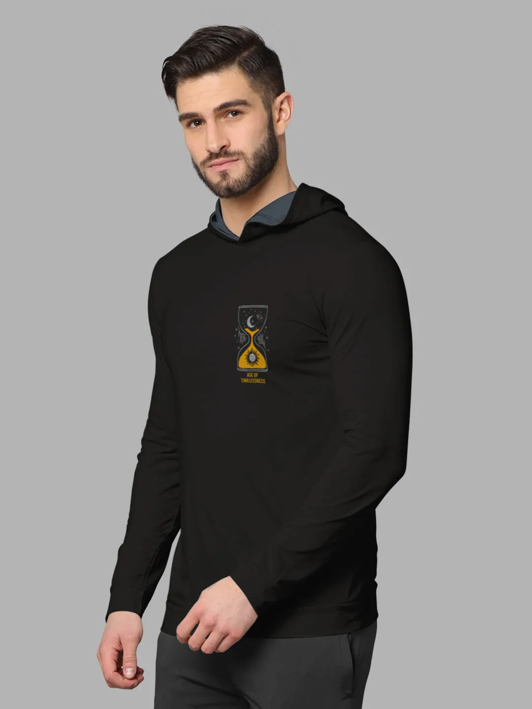 Bullmer Mens Loop Knit Hooded T Shirt by Hellcat