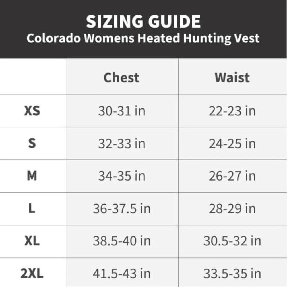 Colorado Women’s Heated Hunting Vest - Available in Mossy Oak® and Real Tree®