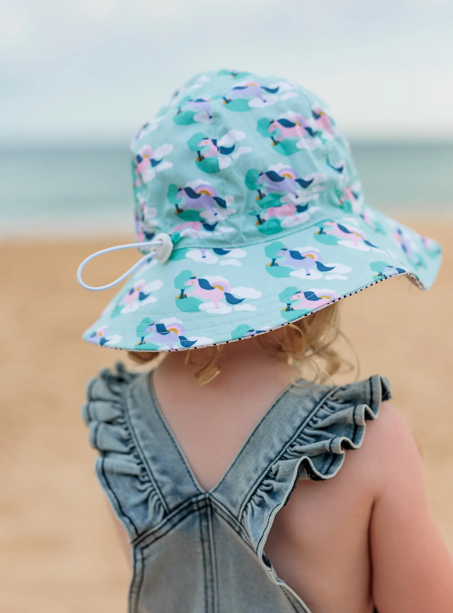 Dancing Unicorn Wide Brim Sunhat