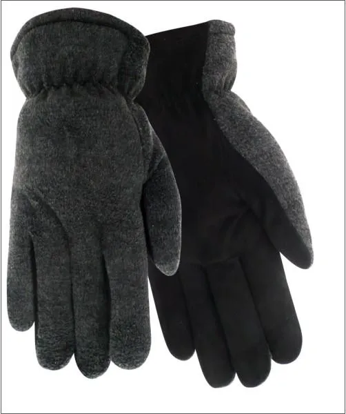 Deerskin | Polar Fleece Gloves with Thermal Lining | Men's