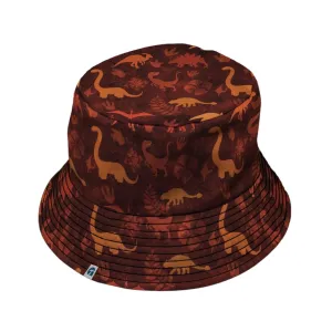 Dinosaur Tropical Fall Sunset Bucket Hat