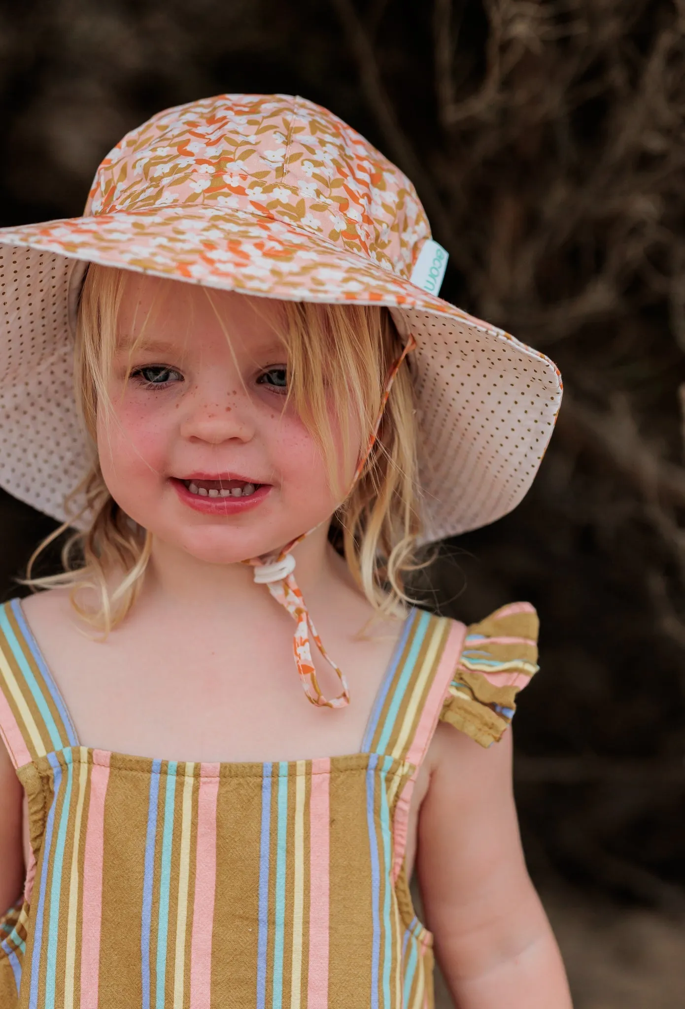 Flower Vines Wide Brim Sunhat