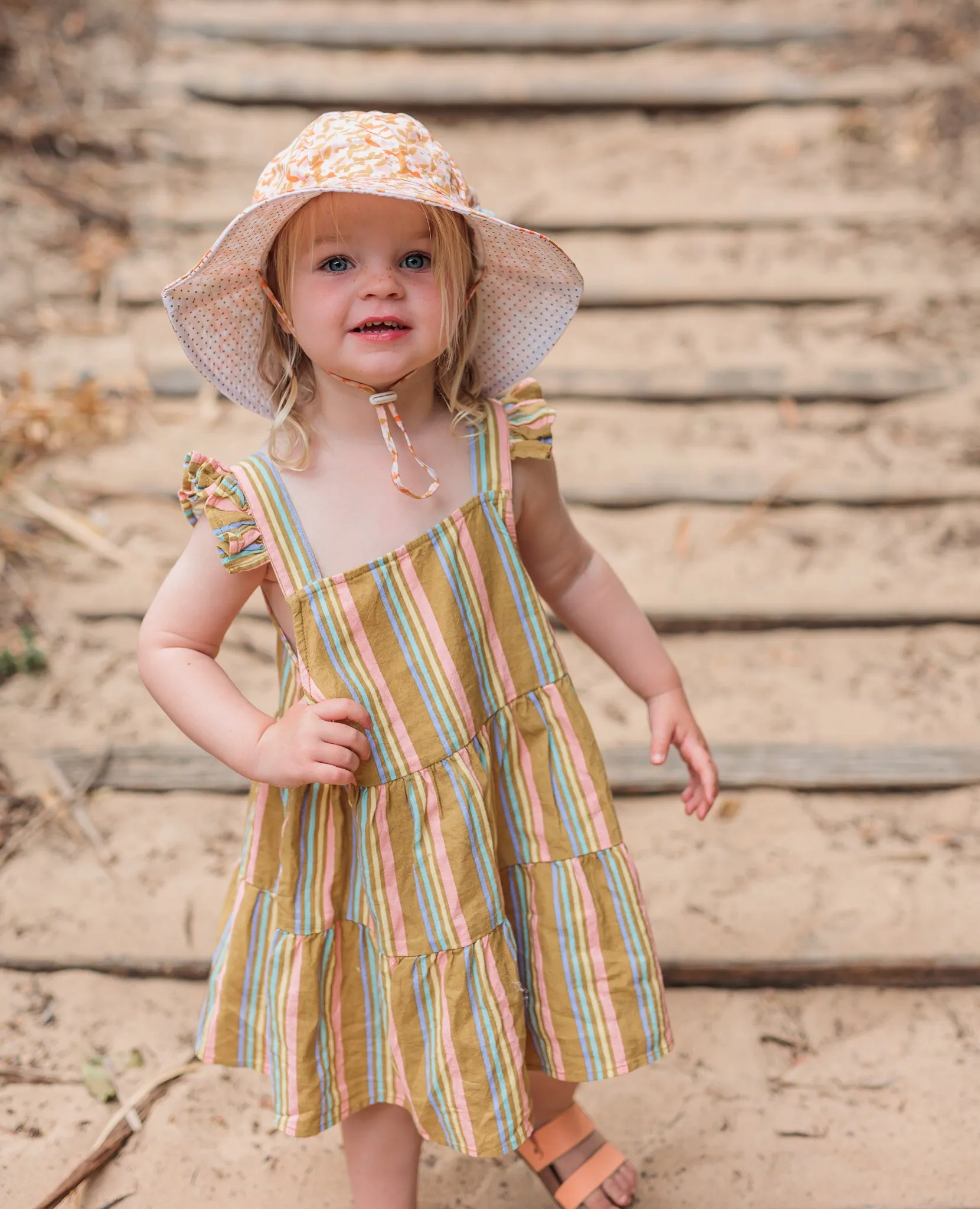 Flower Vines Wide Brim Sunhat