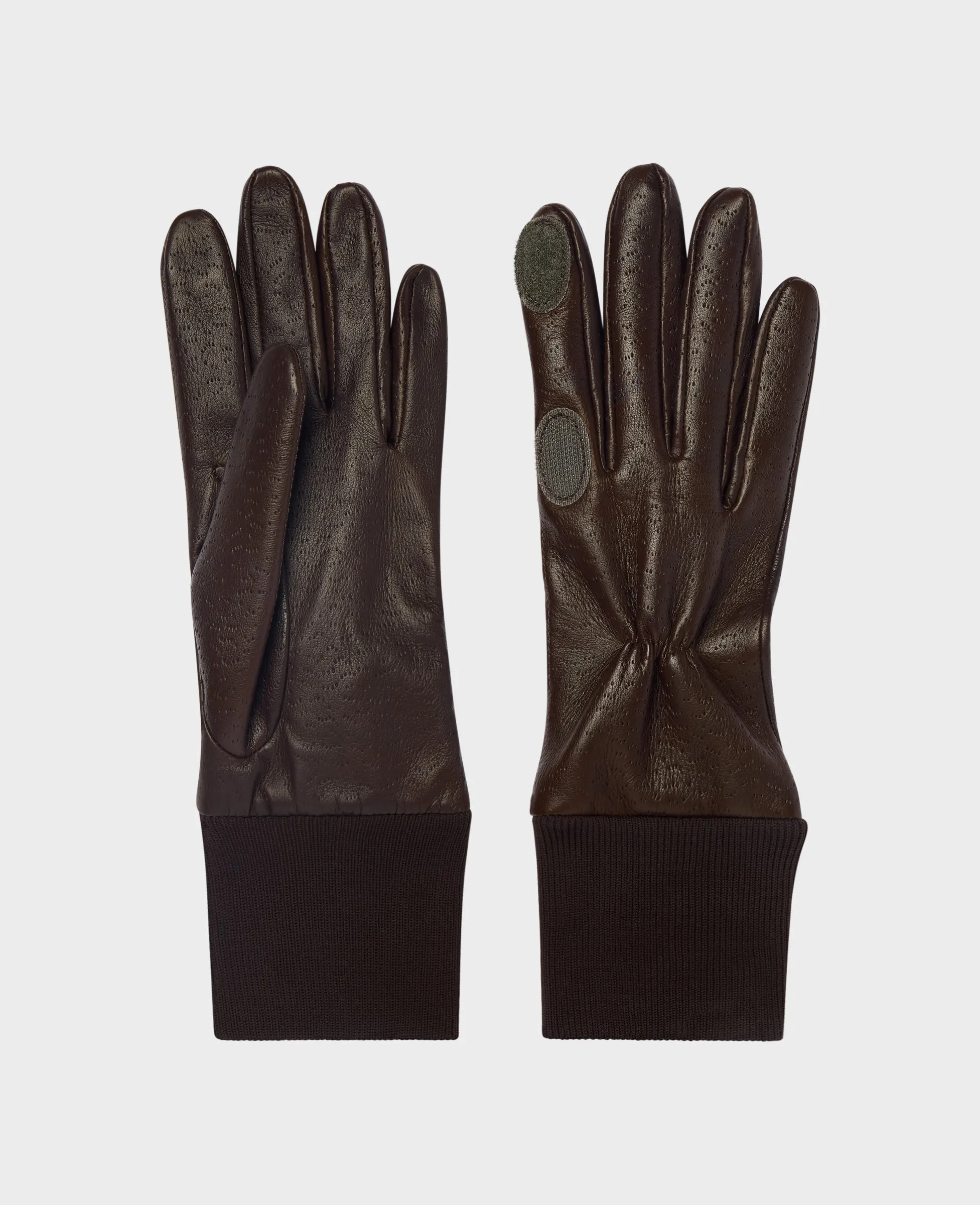 Heritage Fleece Lined Leather Shooting Gloves