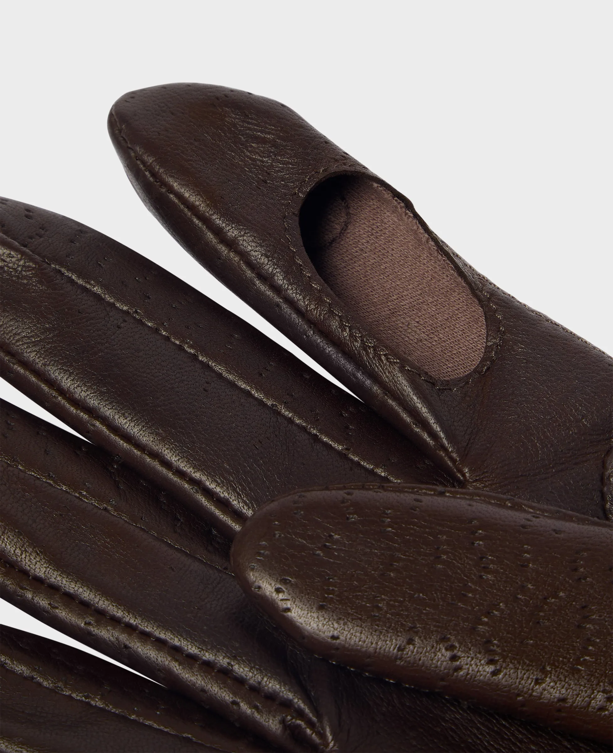 Heritage Fleece Lined Leather Shooting Gloves