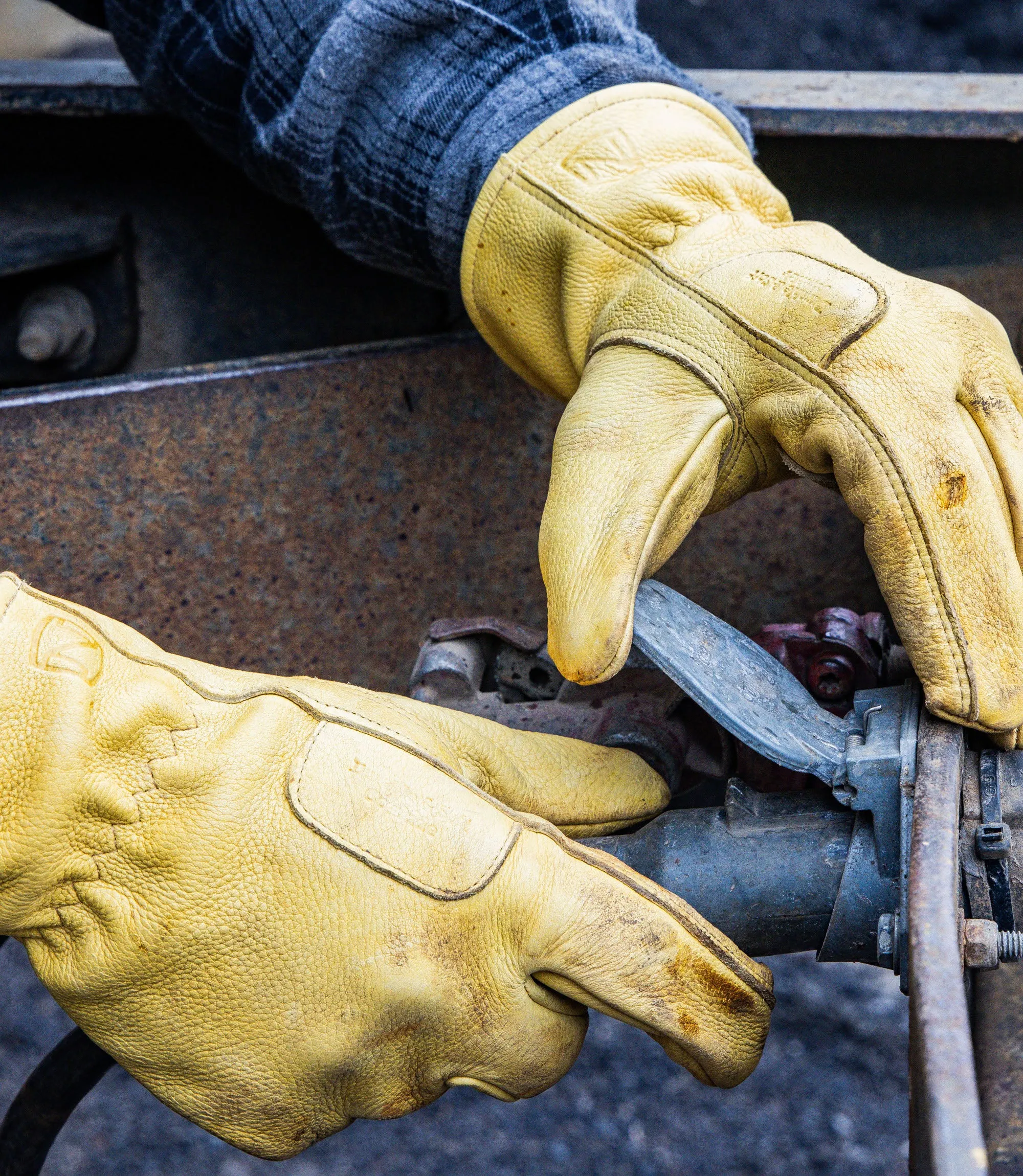 Men's Fleece Lined Leather Work Glove – Cowhide