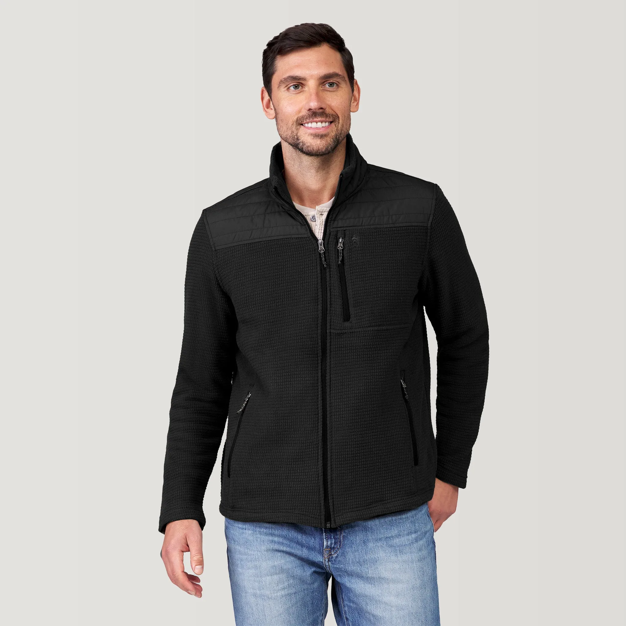 Men's Grid Fleece Chayote Jacket