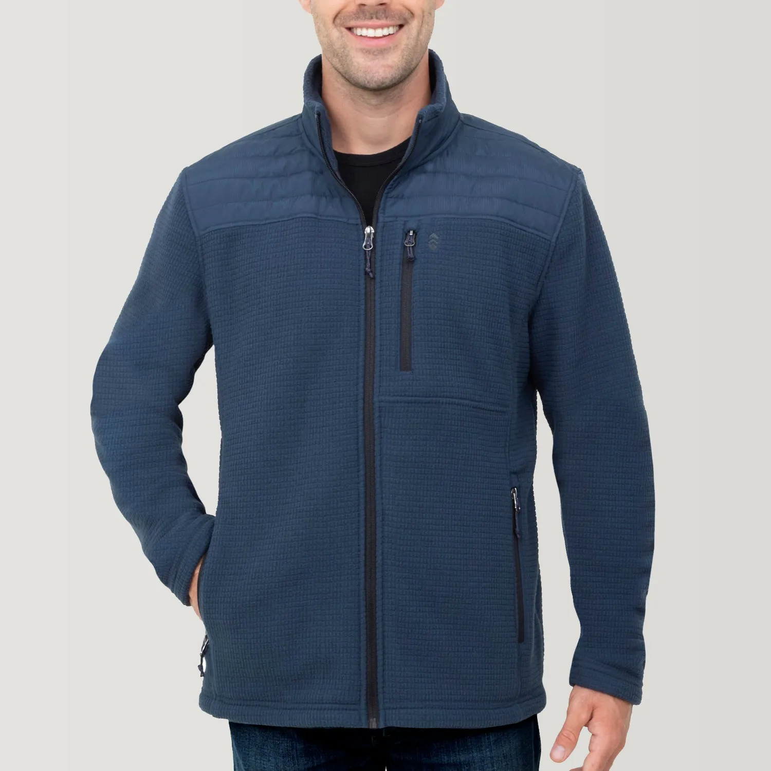 Men's Grid Fleece Chayote Jacket