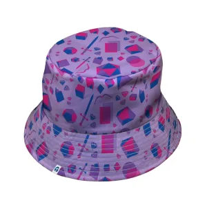 Pink Blue and Bisexual Colors Tabletop RPG Items Dnd Bucket Hat