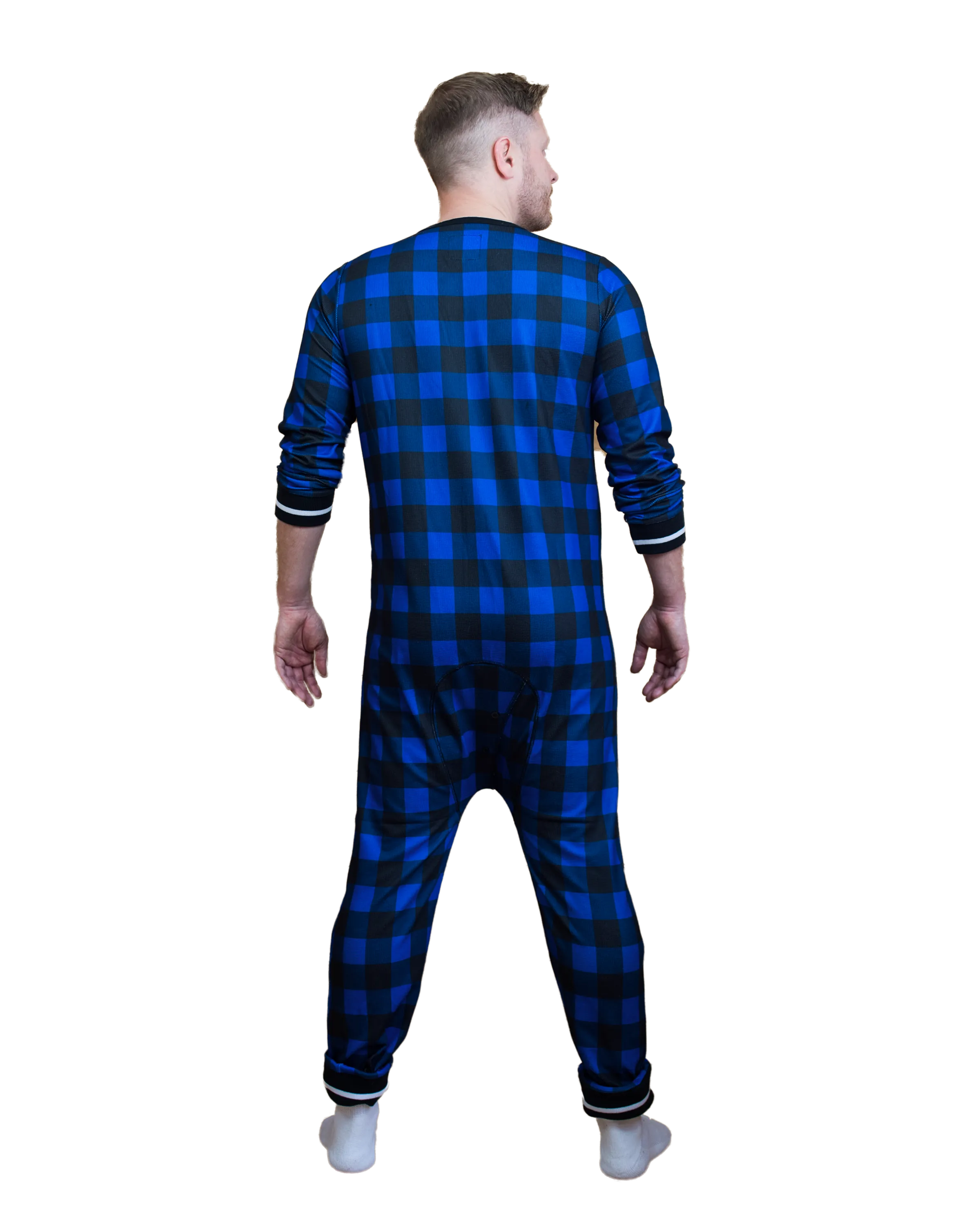 Pook (Blue Plaid) Union Suit