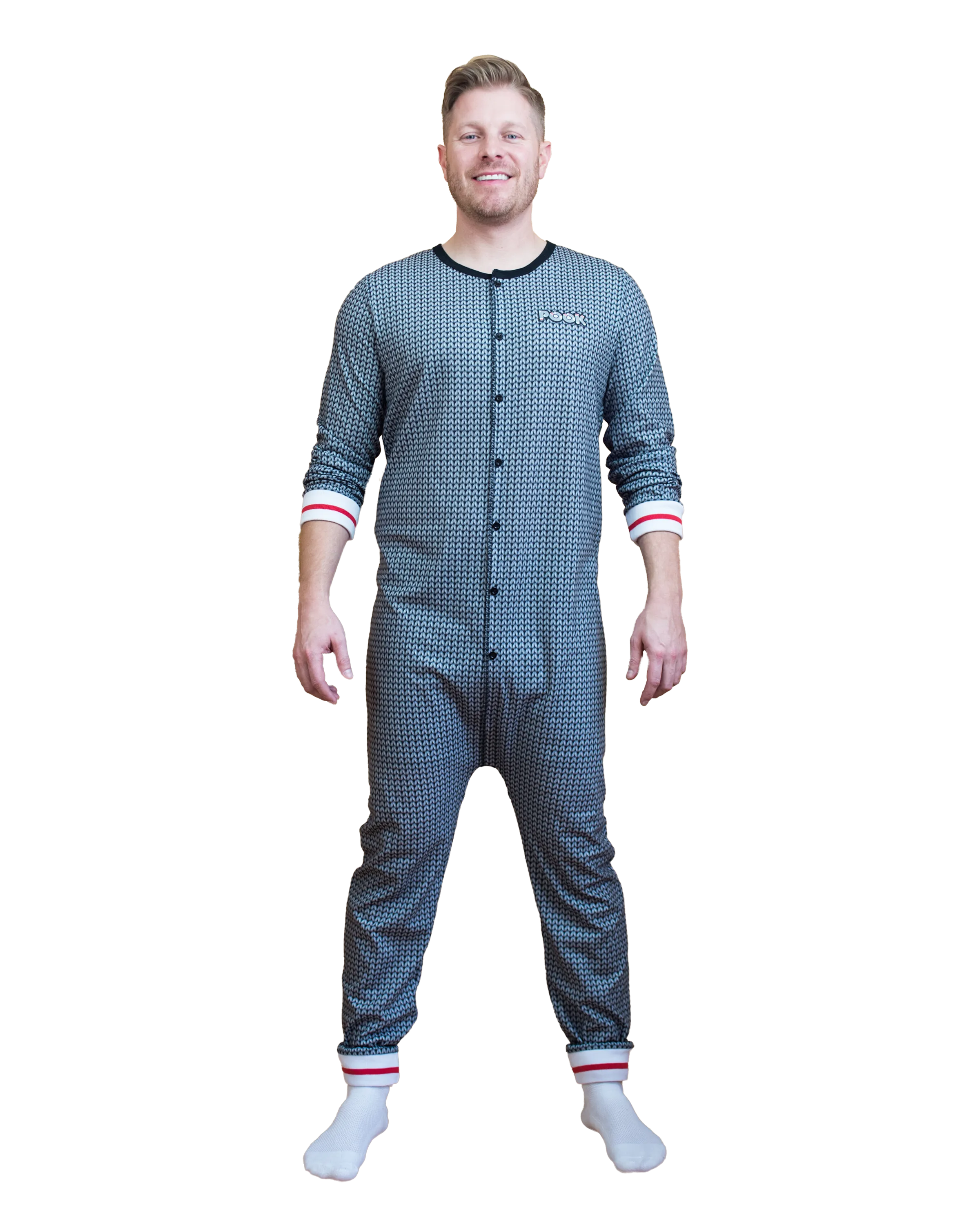 POOK (Grey Sock Style) Union Suit