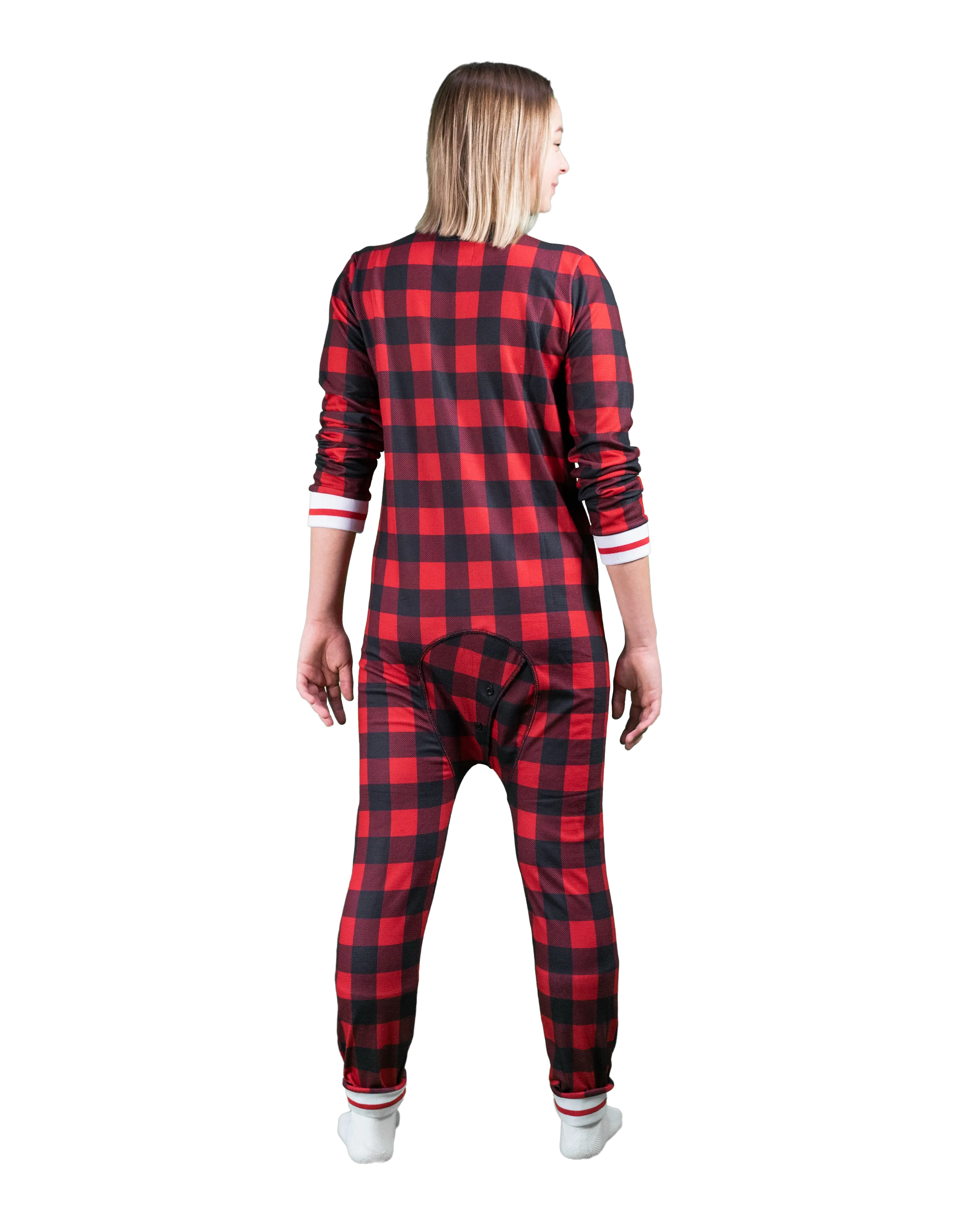 POOK (Red Plaid) Union Suit