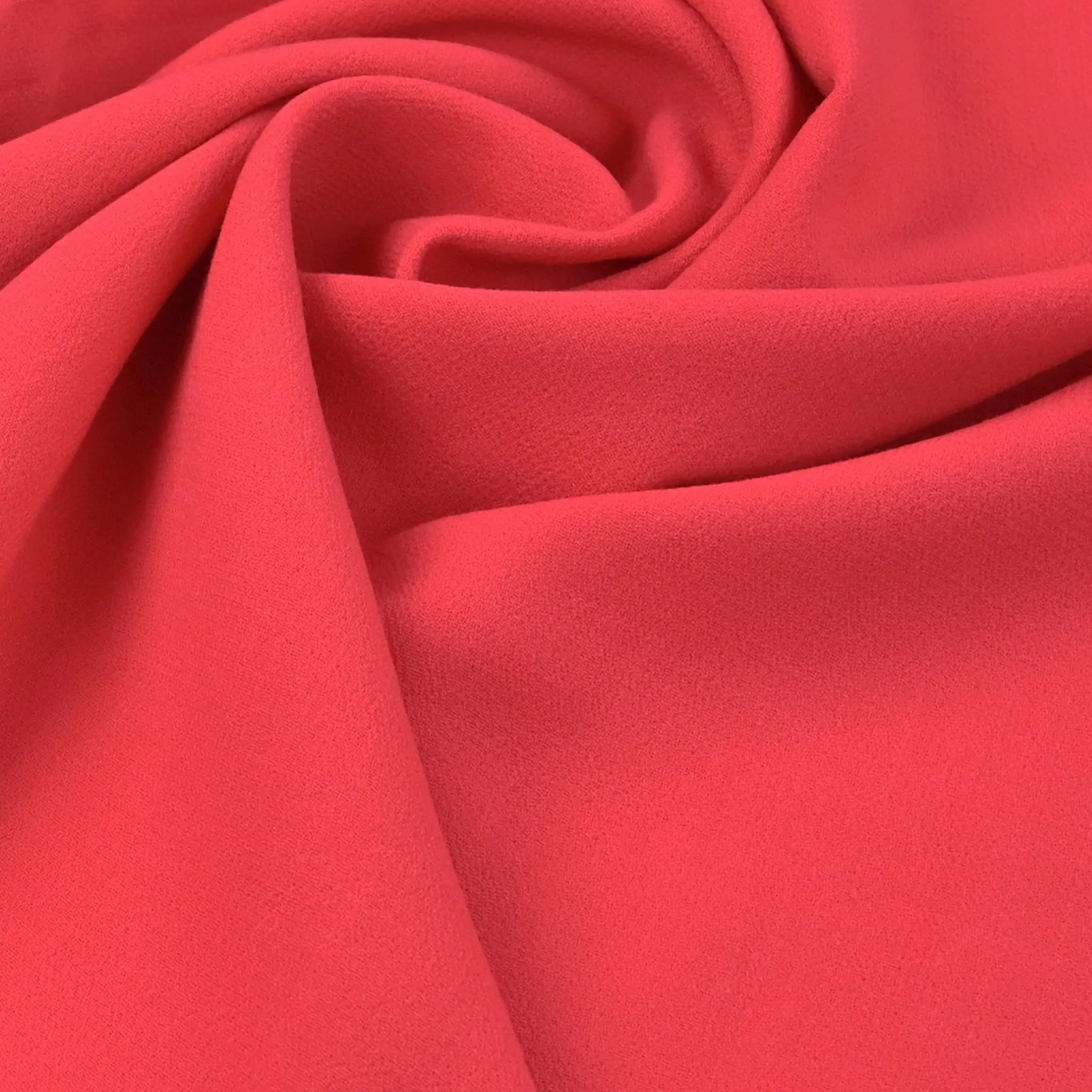 Raspberry Double Weave Crepe Fabric 98877