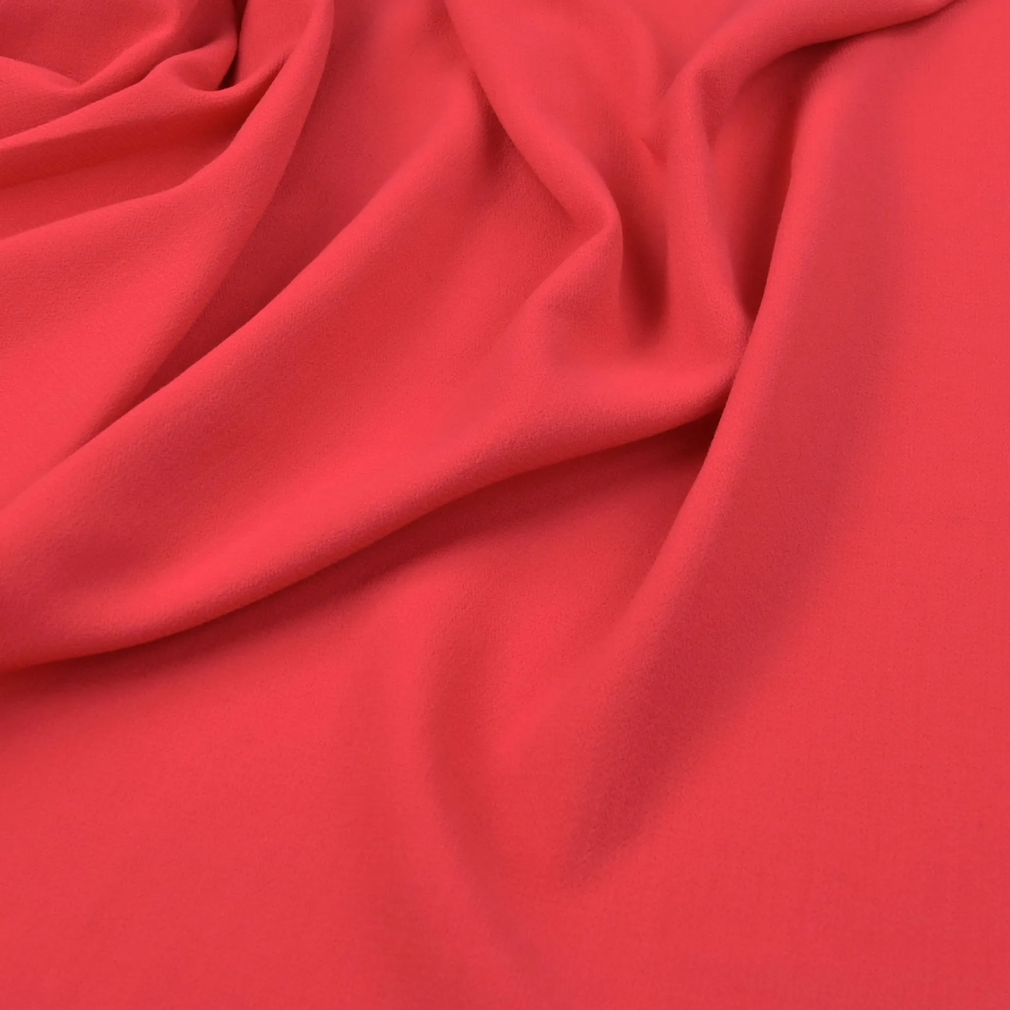 Raspberry Double Weave Crepe Fabric 98877