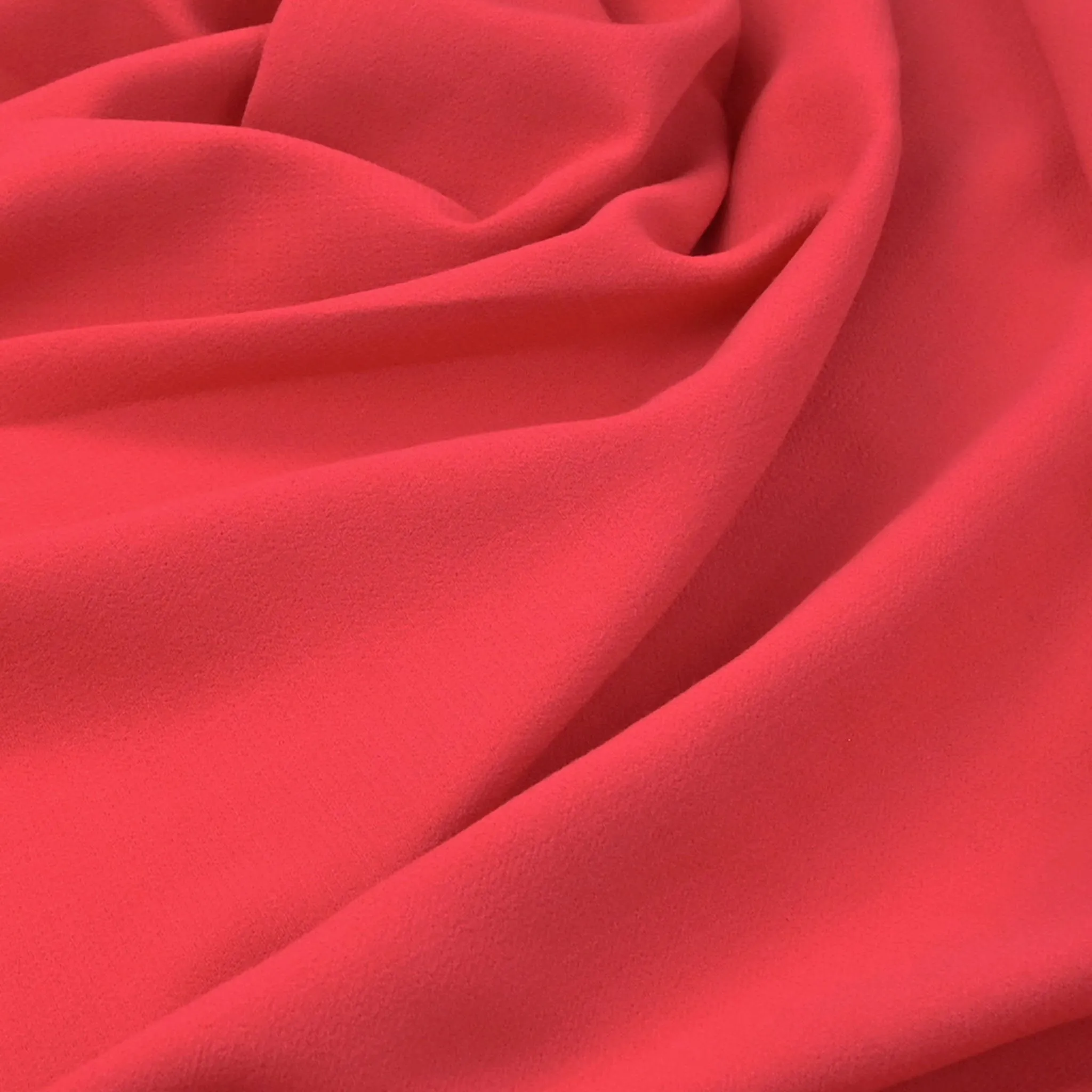 Raspberry Double Weave Crepe Fabric 98877