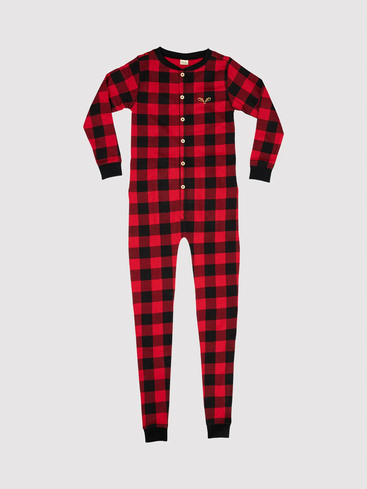 Thermal Buffalo Plaid Kids Onesie