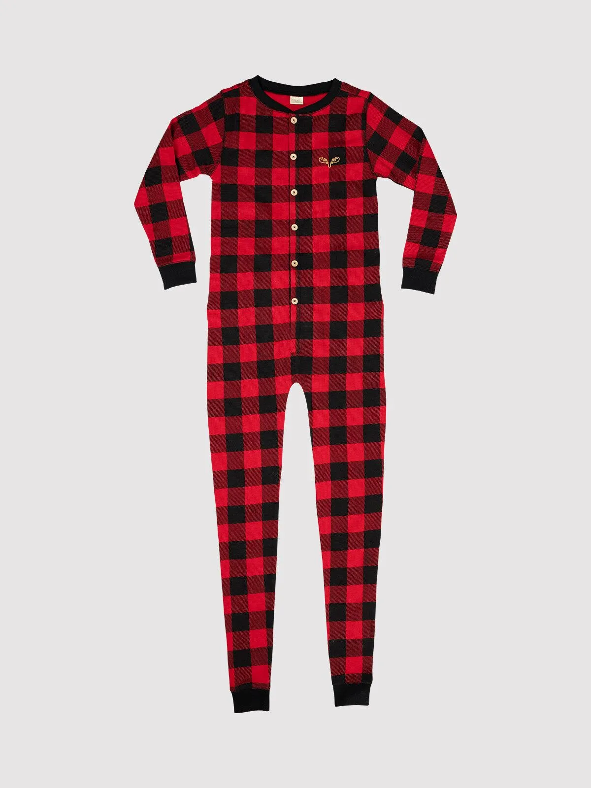 Thermal Buffalo Plaid Youth Onesie