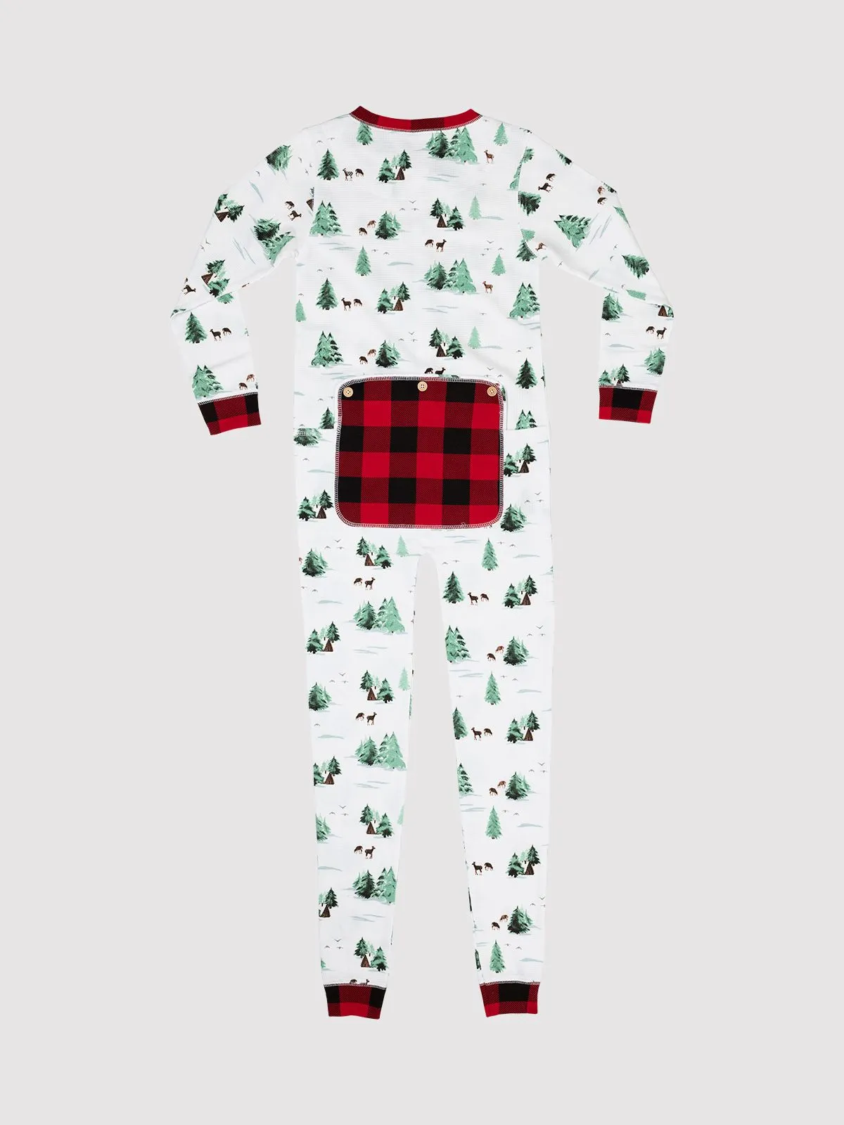 Thermal Watercolor Trees/Cabin Youth Onesie