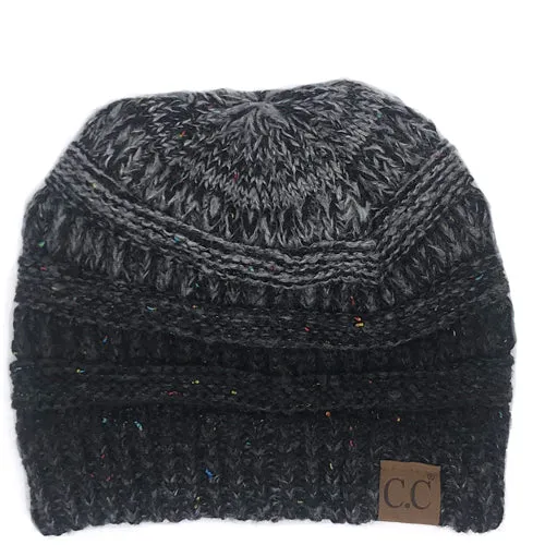 YJ-817 Ombre Black Beanie